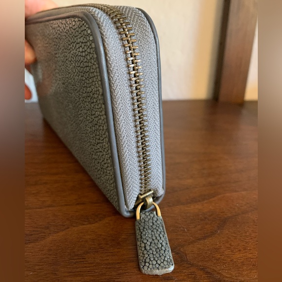 Shagreen (real stingray) wallet, NWOT - Picture 3 of 8